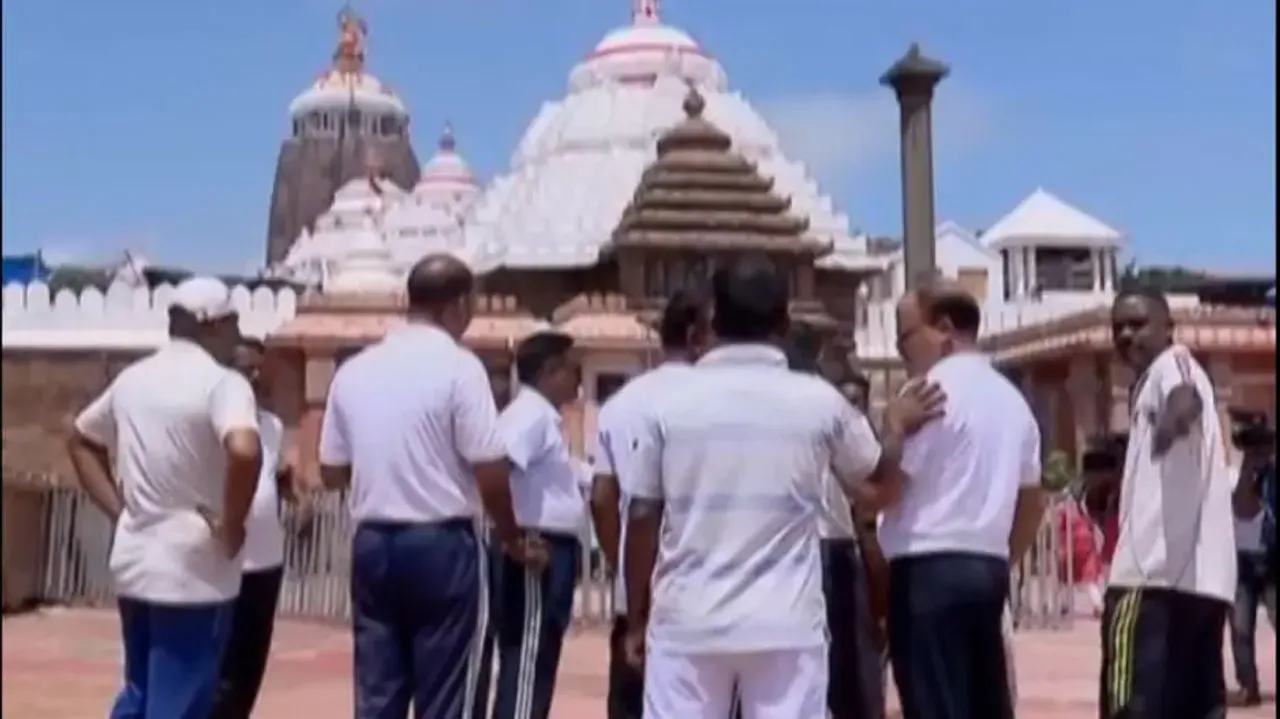 Retired Army personnel deployed at Puri Srimandir as part of Anand Bazaar reform measures