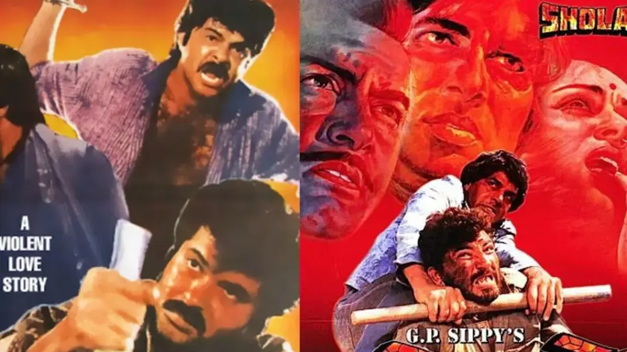 Tezaab, Sholay