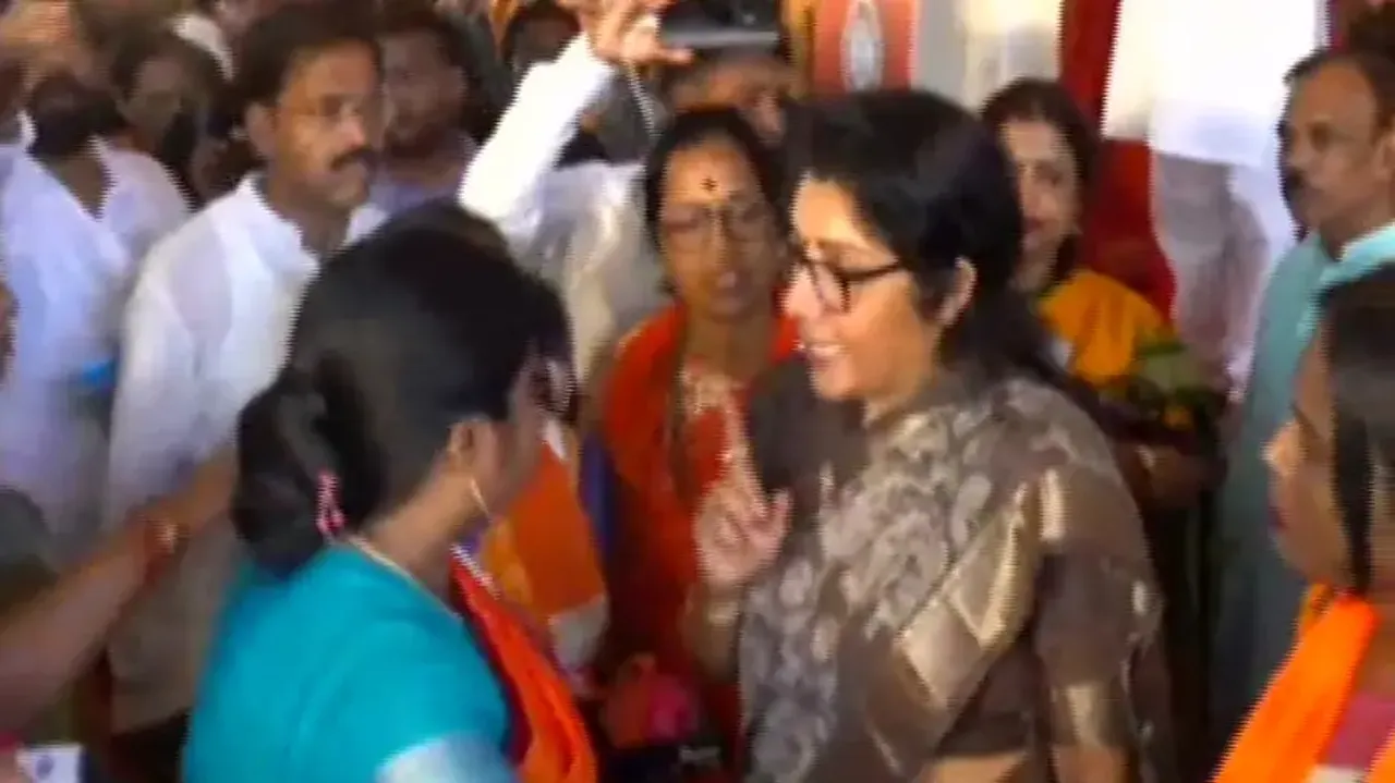 Suniti Mund Driven Out Of BJP Headquarters In Bhubaneswar