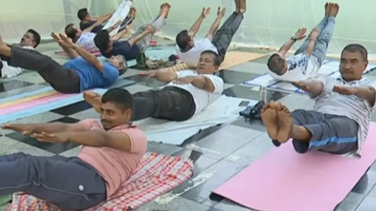 Yoga inside mosquito net: Bhubaneswar residents’ unique awareness programme on dengue