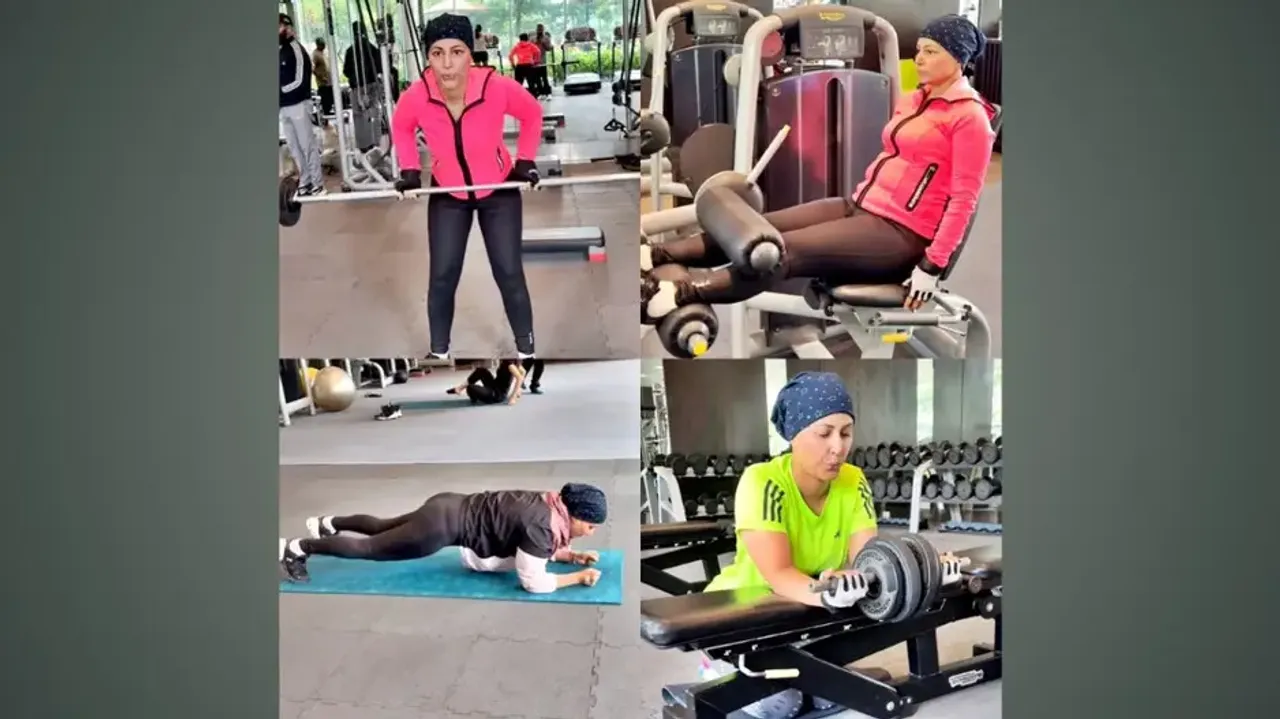 Despite chemotherapy, Hina Khan has 'promise to fulfil' for her 'future self'; drops workout video