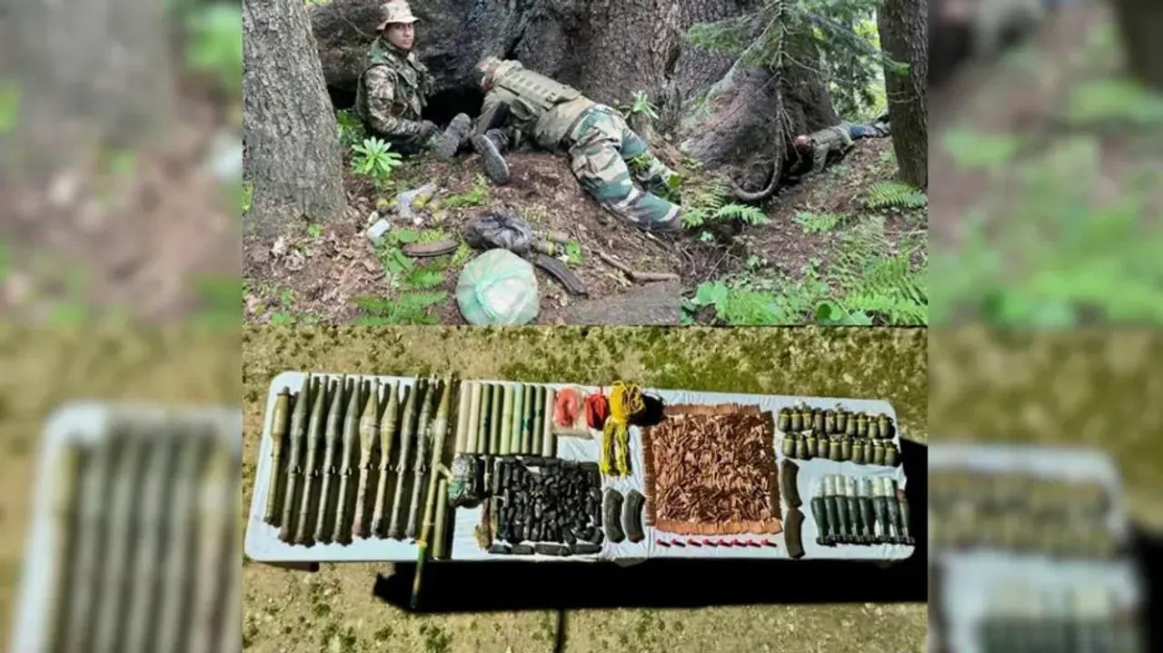 Large amounts of weapons recovered in Jammu & Kashmir