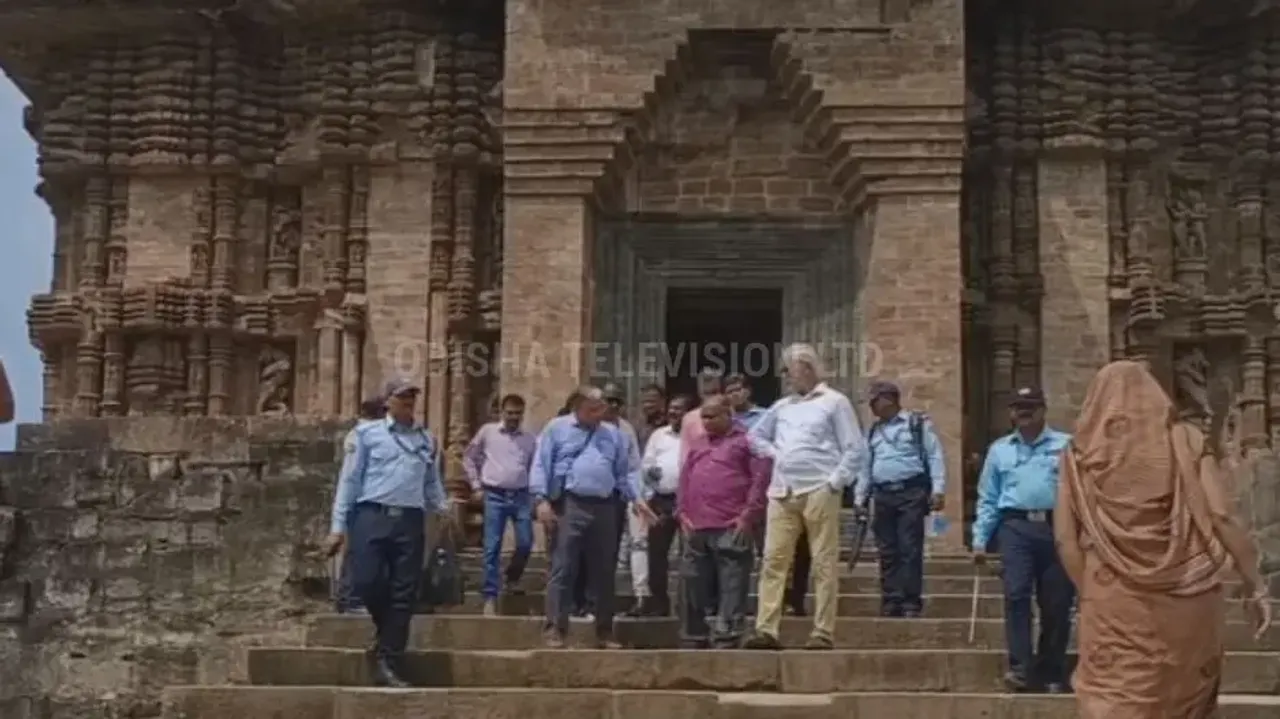 ASI team visits Konark Sun Temple, reviews sand evacuation work