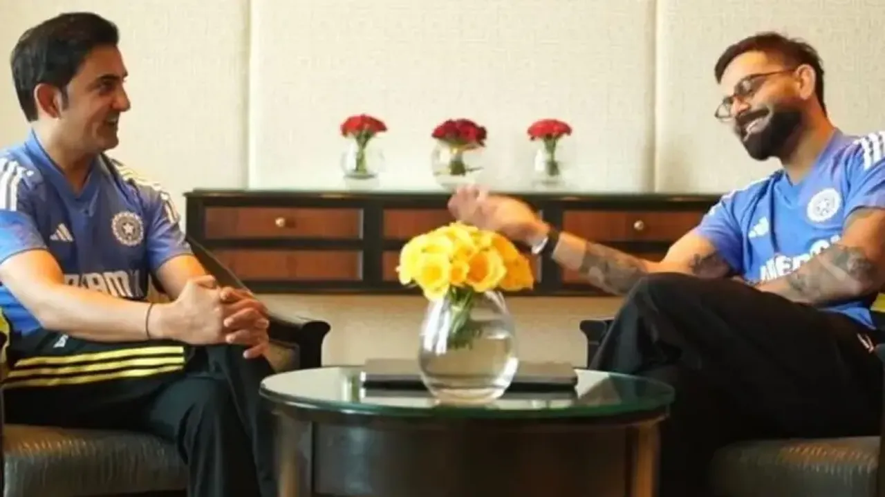 Gautam Gambhir and Virat Kohli