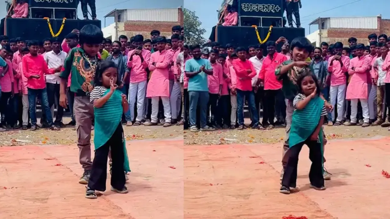 Pushpa-Srivalli lite version! Kids recreate Allu Arjun and Rashmika Mandanna's steps in Pushpa 2's..