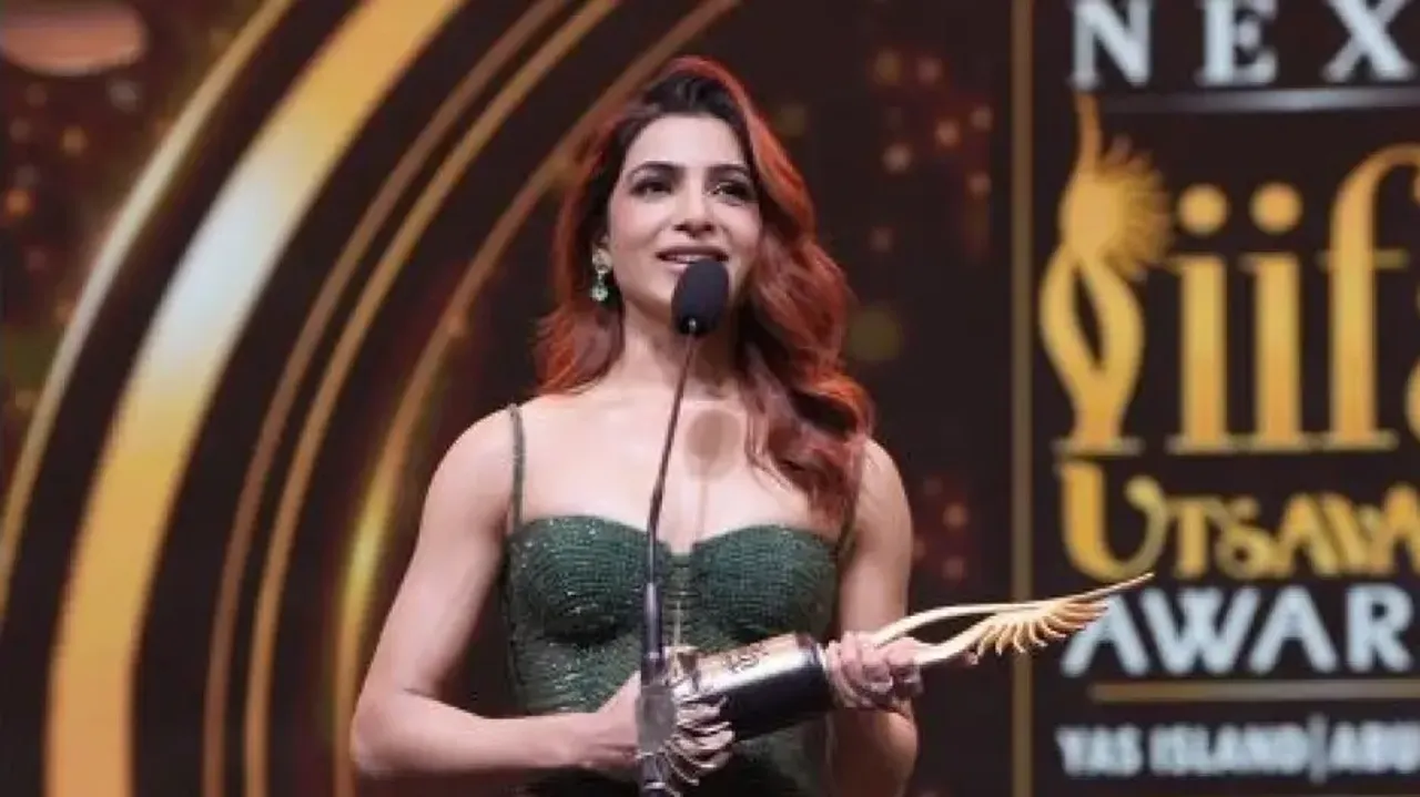Samantha reacts to Shah Rukh Khan dancing to ‘Oo Antava’ with Vicky Kaushal at IIFA Awards