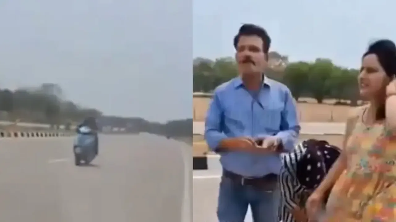 Woman catches husband roaming with 'girlfriend’