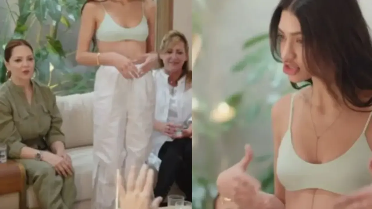 Ananya Panday’s sister shocked after father questioned her bralette outfit - Watch