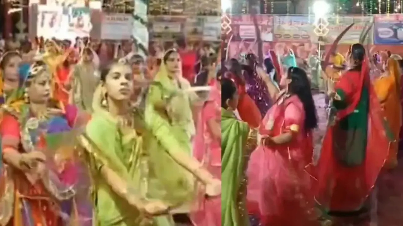 Talwar Raas: Rajput women performing traditional dance wielding swords is unmissable, watch