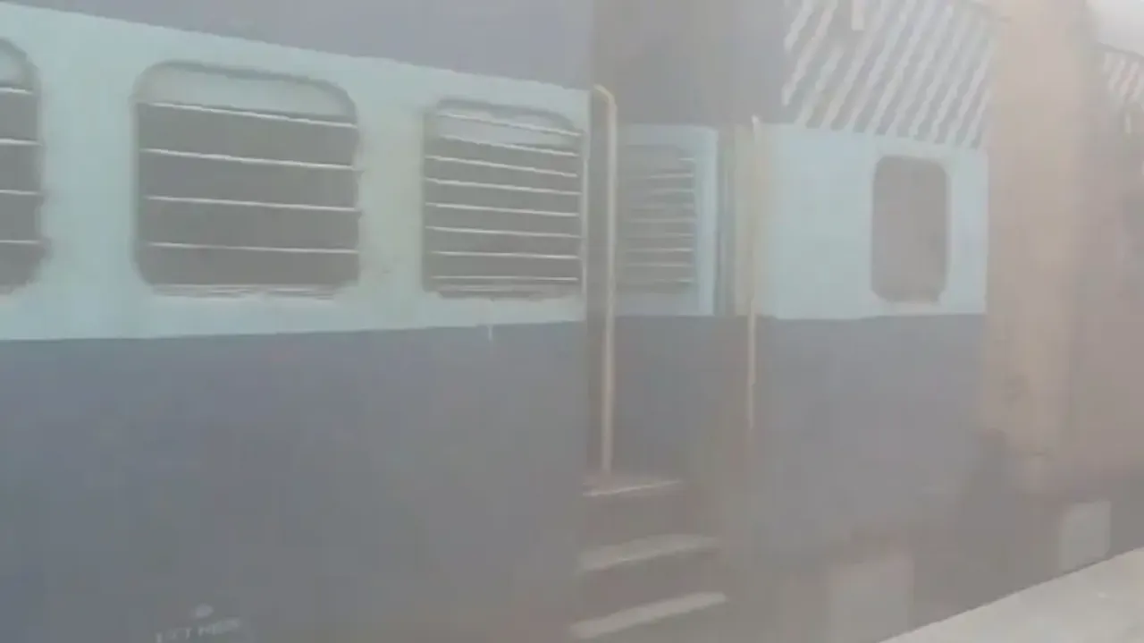 Train coach catches fire near MP's Chhatarpur; no casualty