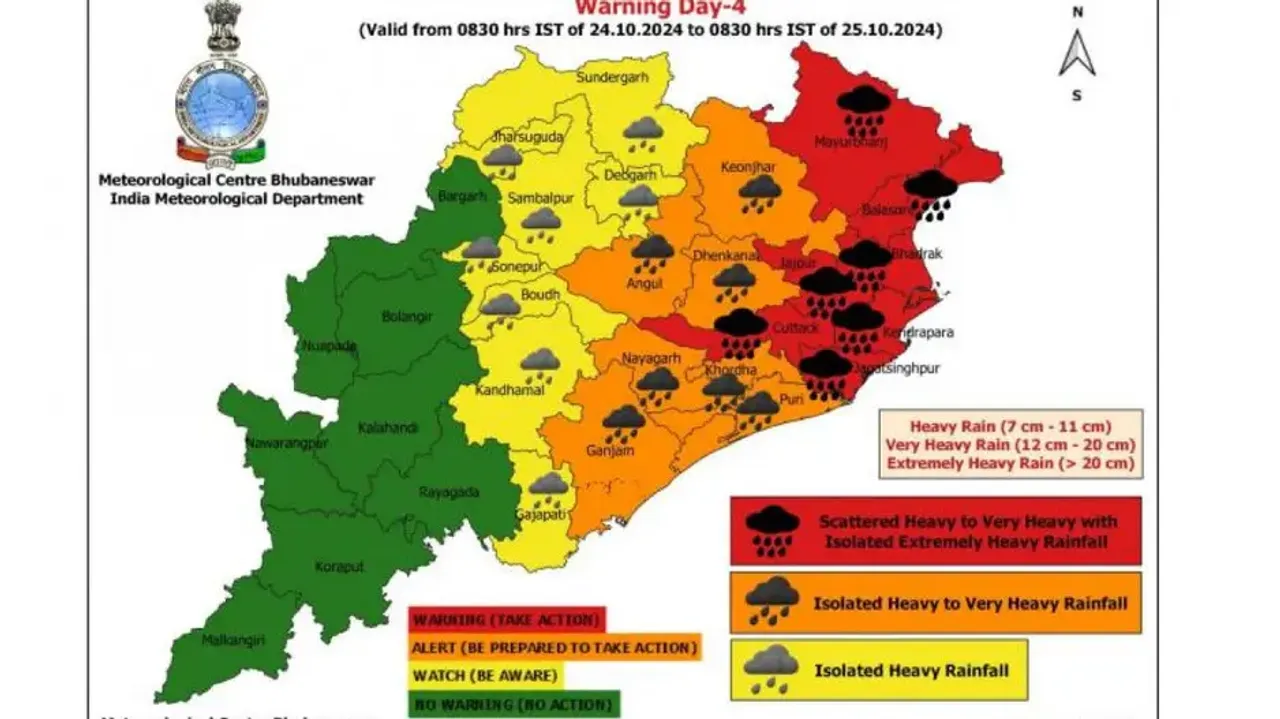 Cyclone Dana To Trigger Heavy Rainfall, IMD Issues Red Alert For Odisha