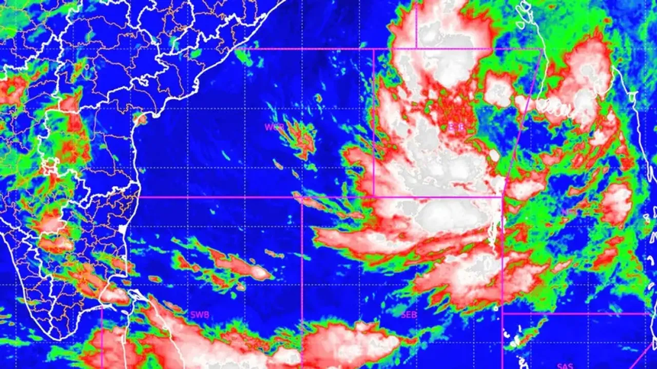 Satellite image of depression