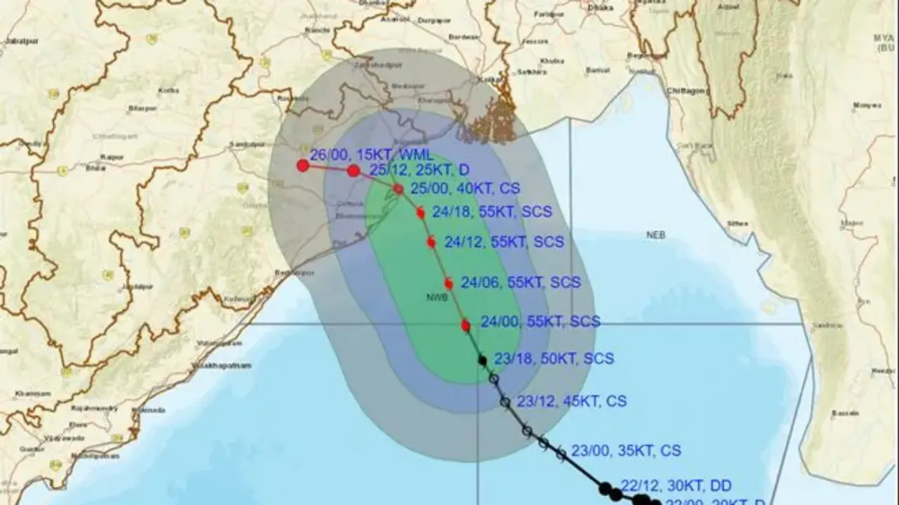 Cyclone Dana to re-curve towards west and west-south wards after landfall: Met