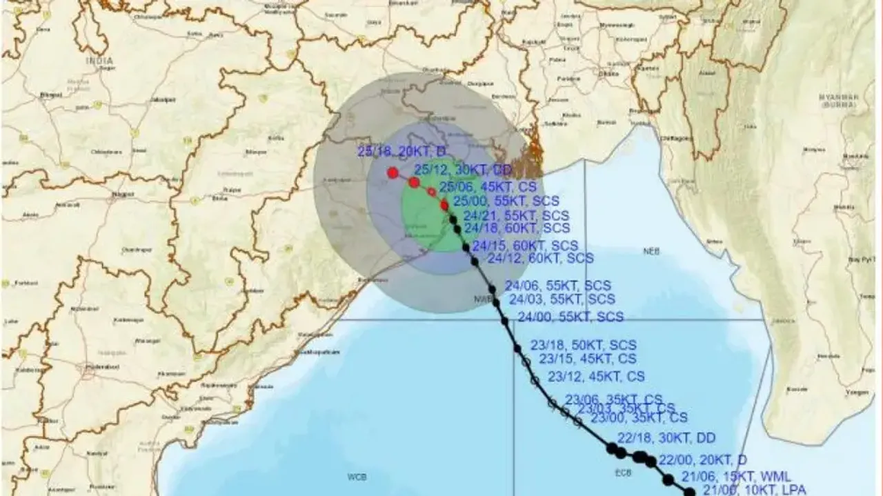 Cyclone Dana Landfall Complete 