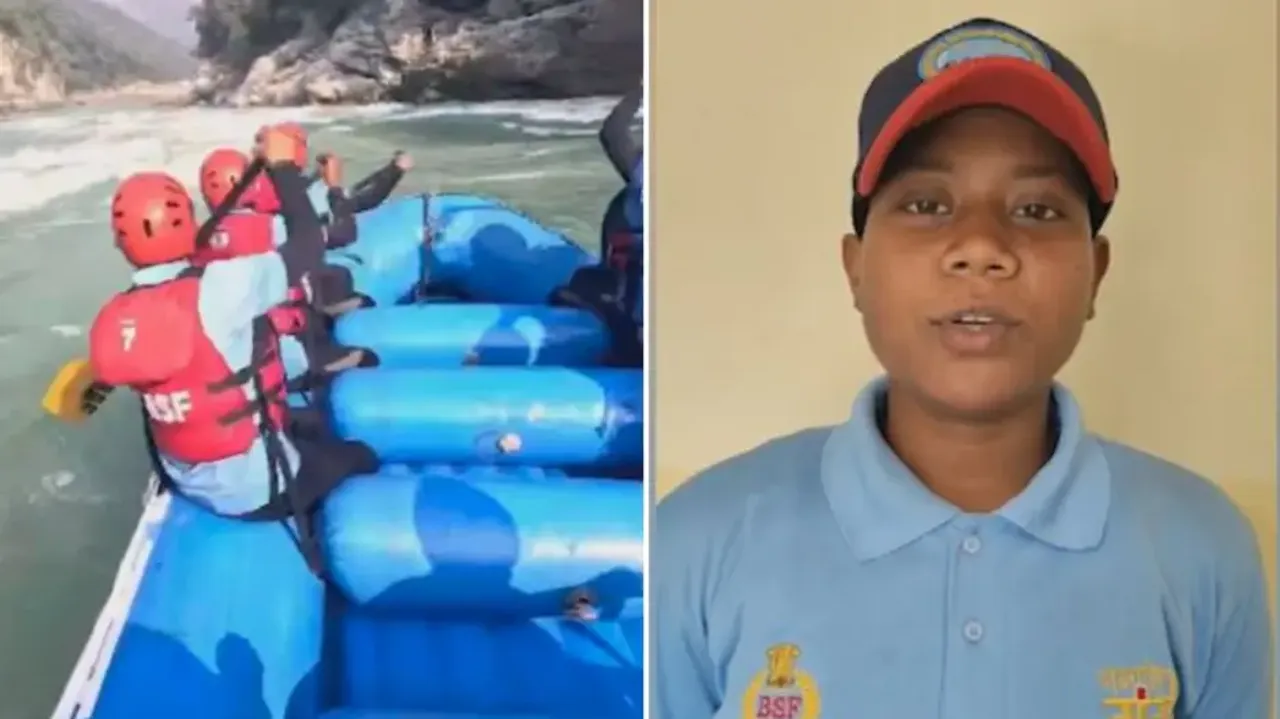 Woman BSF soldier from Odisha sails out on arduous Ganga expedition 