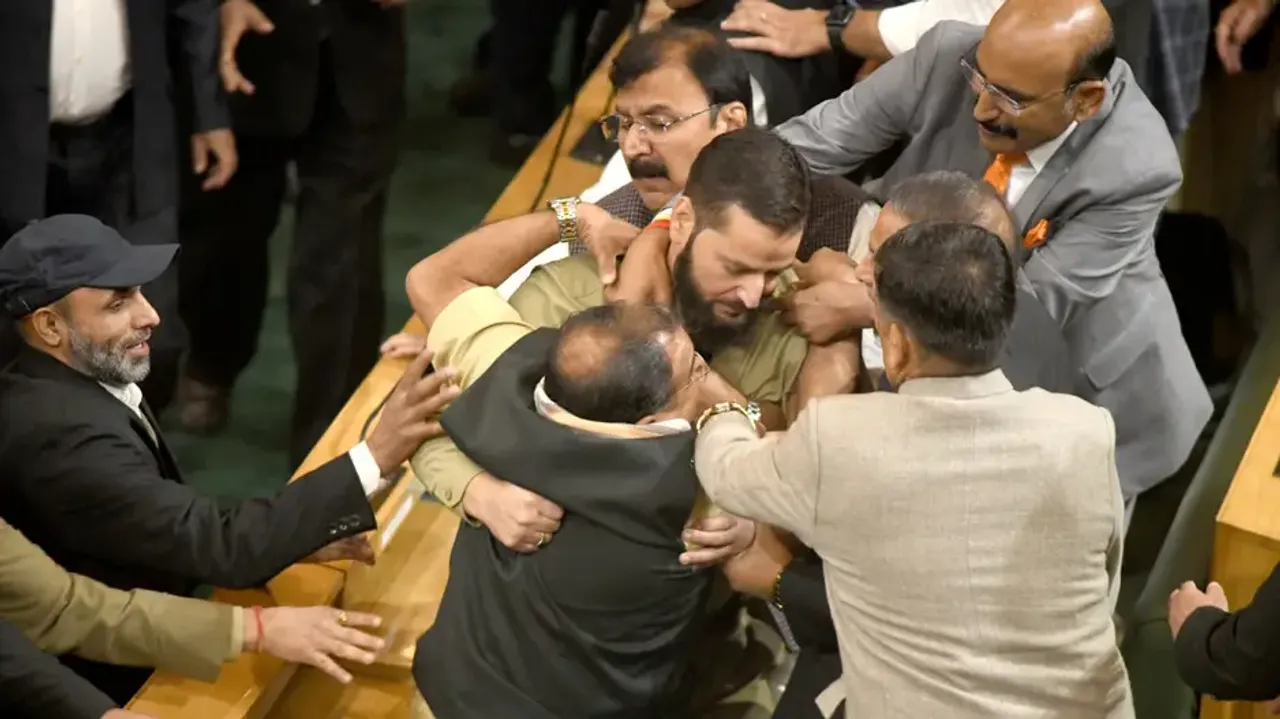 Ruckus in J&K Assembly 