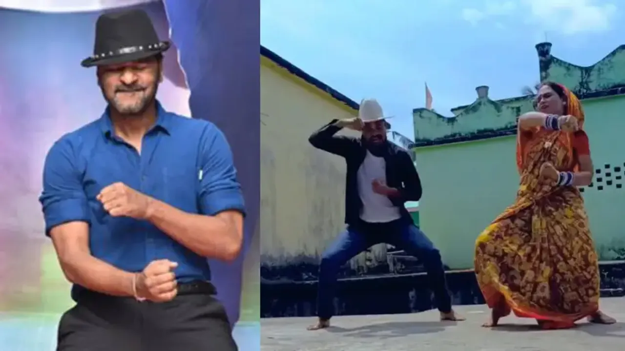 Prabhu Deva's female version! Desi saree-clad woman got some serious moves, watch