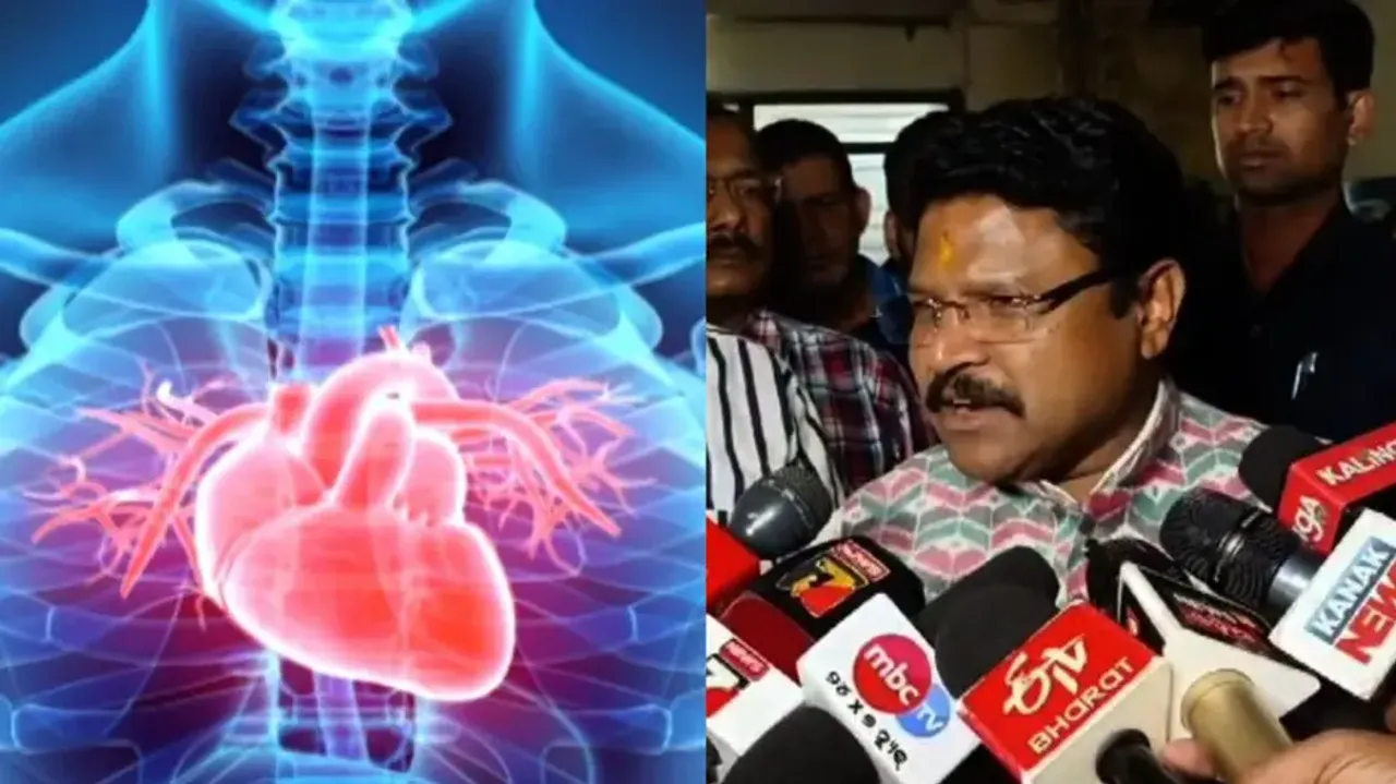 Odisha Health Minister, Dr. Mahaling visiting patients for first heart transplant