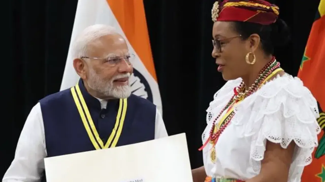 Dominica confers PM Modi with top award