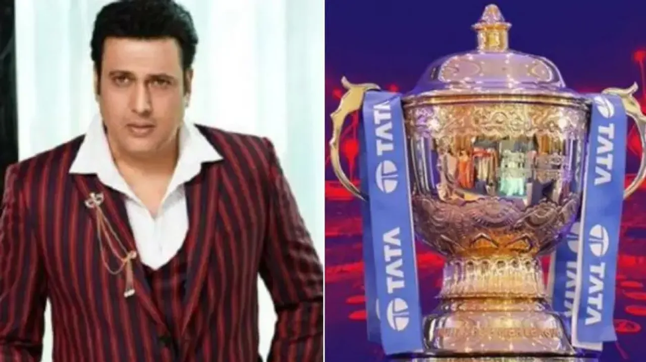 Govinda Left and IPL Trophy Right