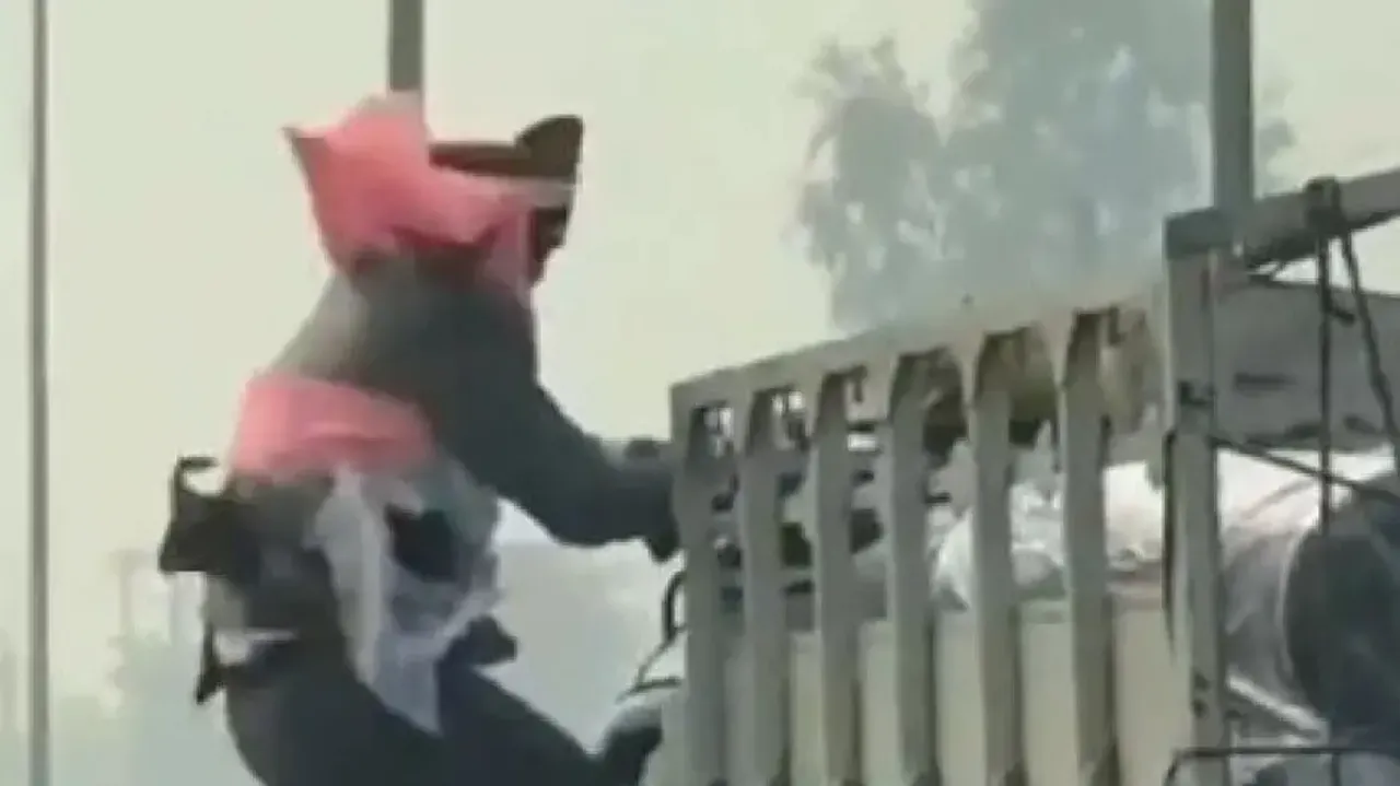 Video of the year! UP groom chases driver for pinching a note from his currency tucked garland