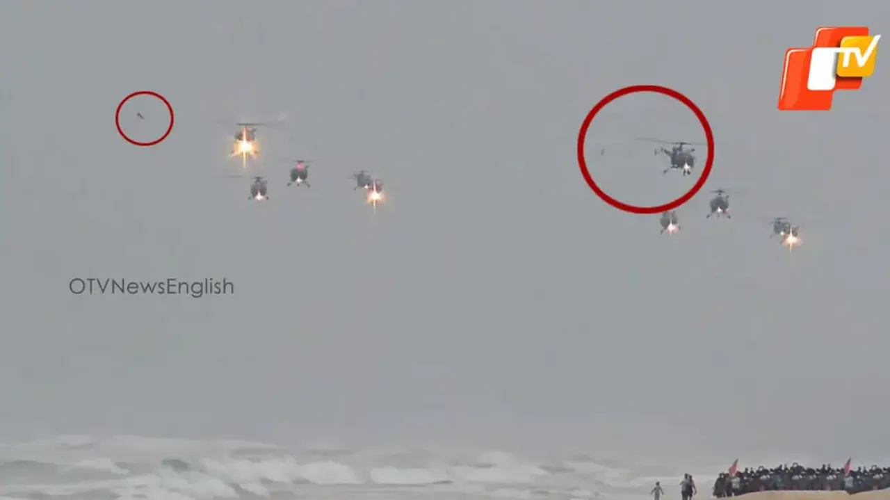 Vigilant pilot averts possible bird hit during preparations for Navy Day celebrations