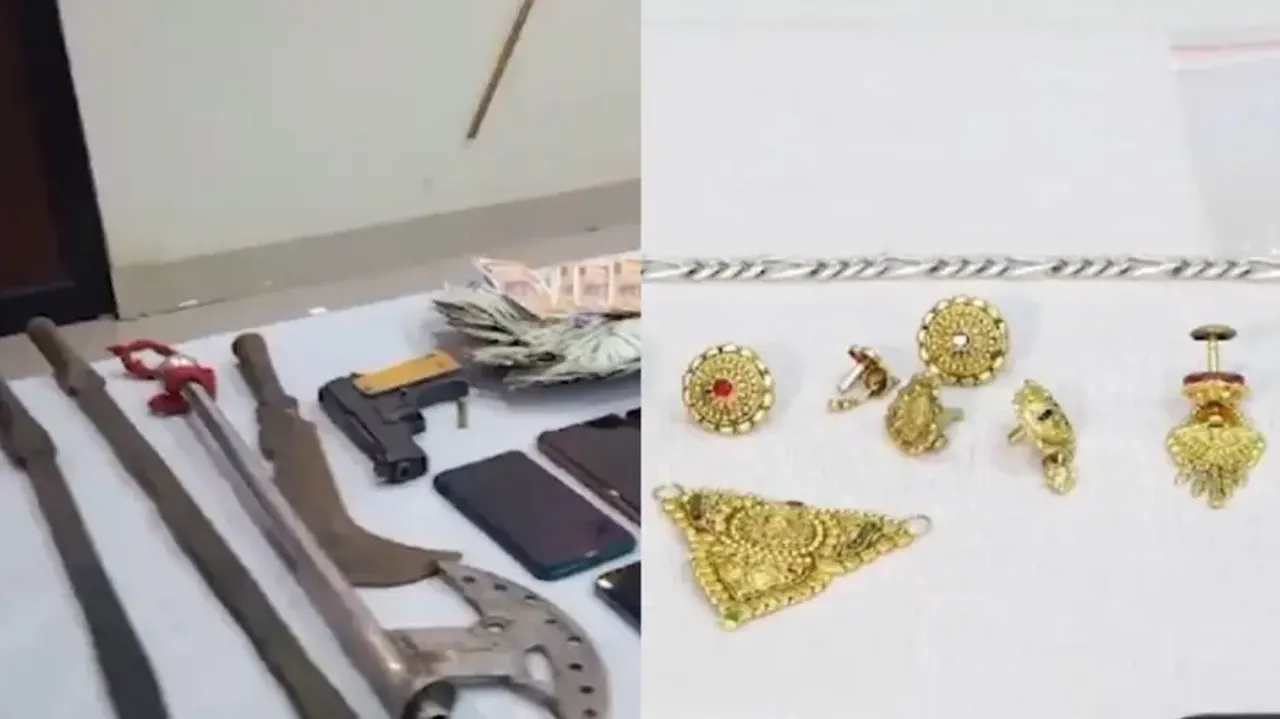 Nine of members dacoity gang arrested in Angul; gun and sharp weapons seized