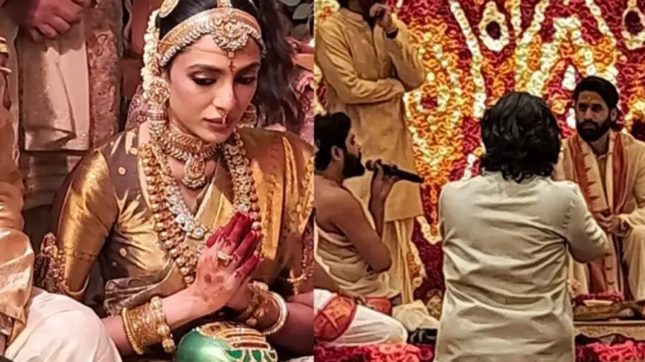 Naga Chaitanya, Sobhita Dhulipala finally tie knot at iconic Annapurna Studios; first pics out