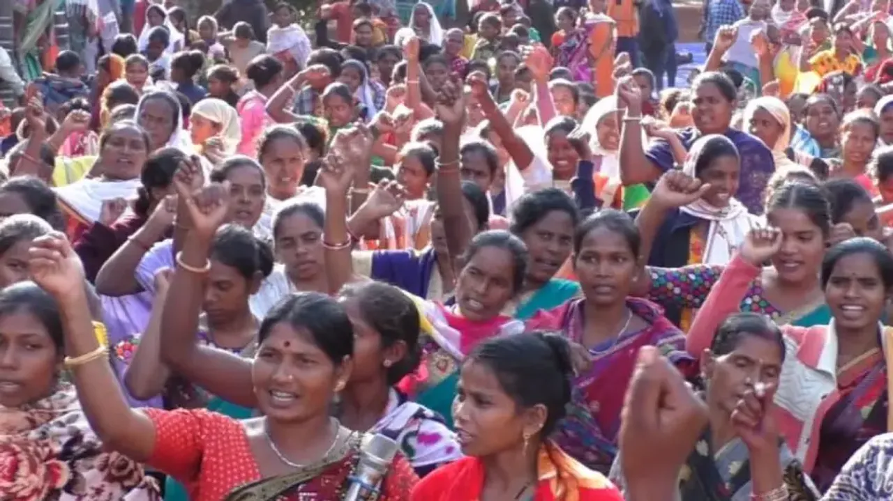 Protest over 25-year contract of iron ore mine to Adani Group in Sundargarh enters 9th day