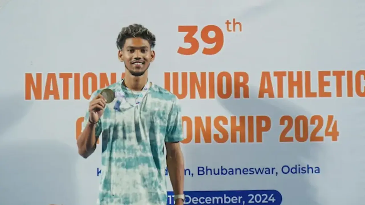 Odisha's Dondapati Jayaram clinches Gold Medal at 39th Jr National Athletics Championship in Bhubane