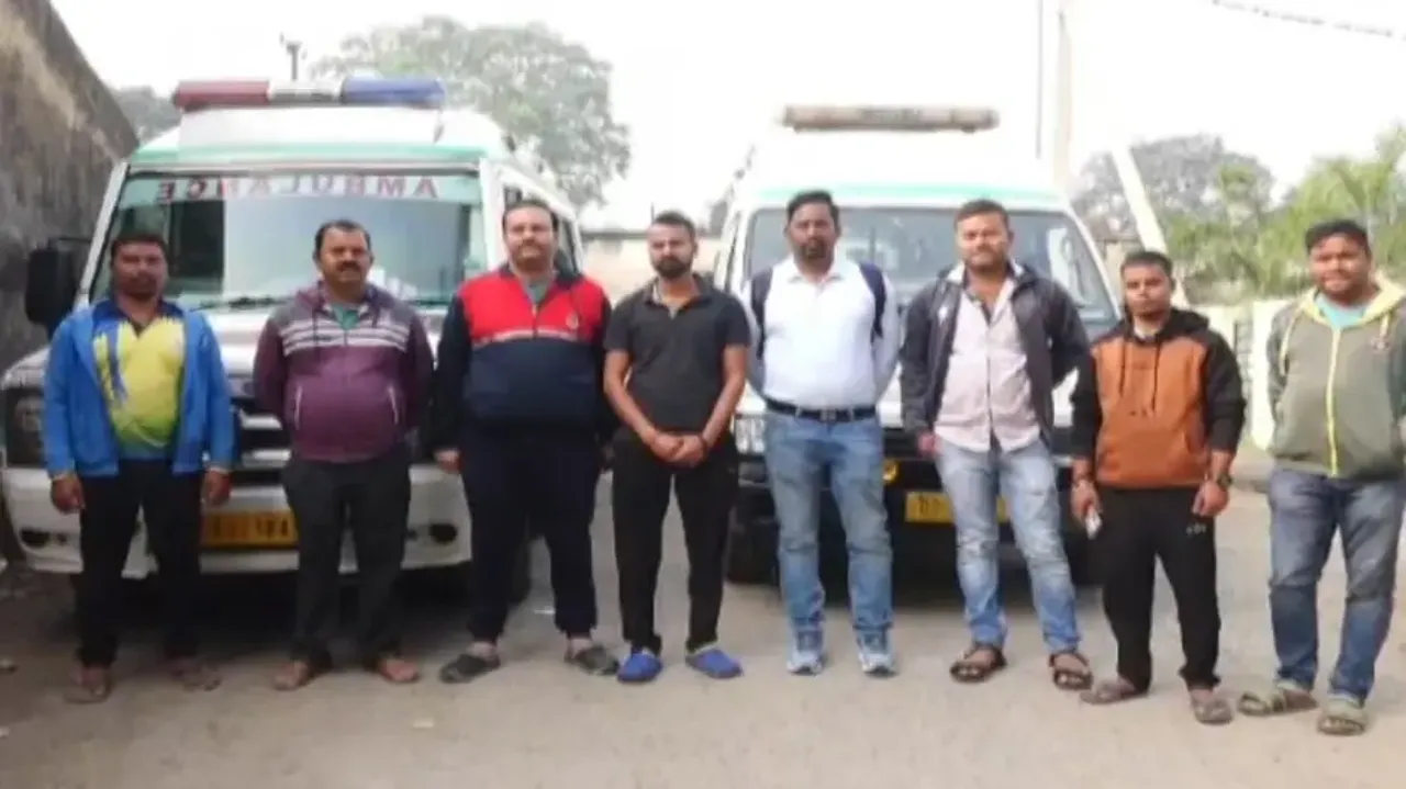 '108 Ambulance' employees begin statewide protest in Odisha over pay disparity