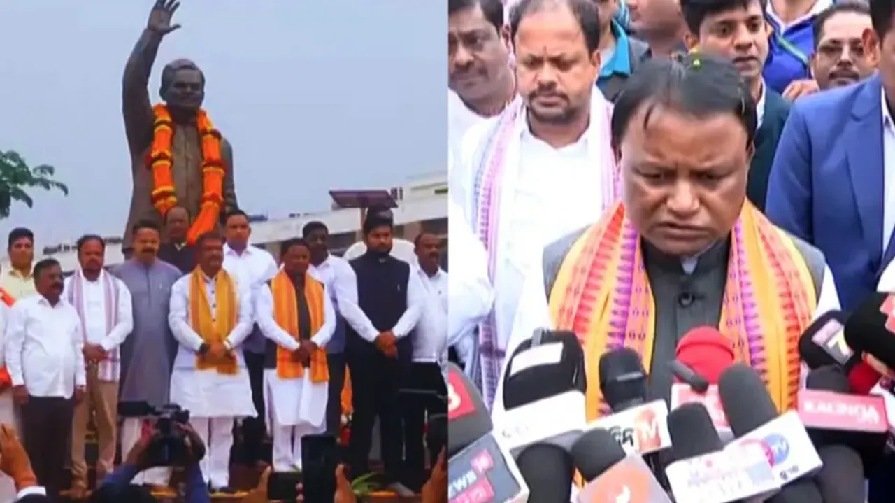 Former PM Atal Bihari Vajpayee's 10-ft tall bronze statue unveiled in Cuttack ahead of100th birth an