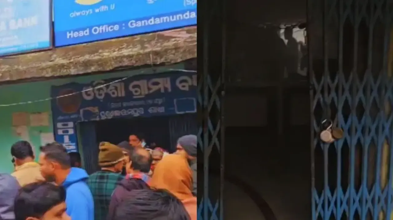Robbers loot bank, set lockers on fire in Odisha's Balasore on Christmas night