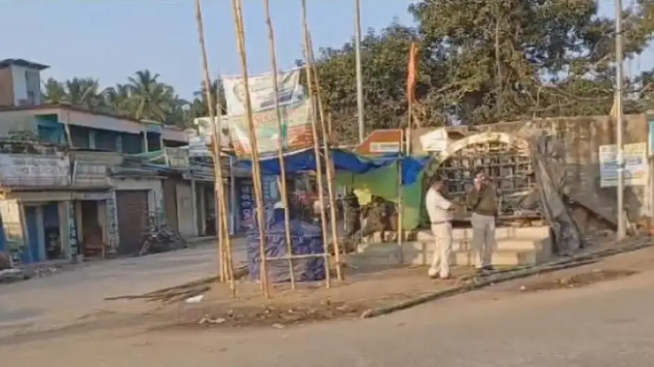 BJP, BJD members fight over New Year gate construction in Kendrapara; Section 163 clamped