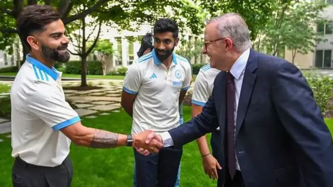 Virat Kohli with Australia PM