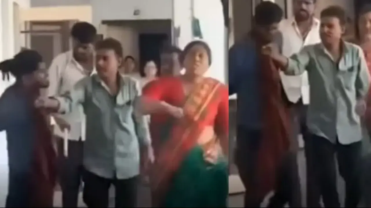 Boy caught in girls' hostel while meeting girlfriend secretly, watch high-voltage drama