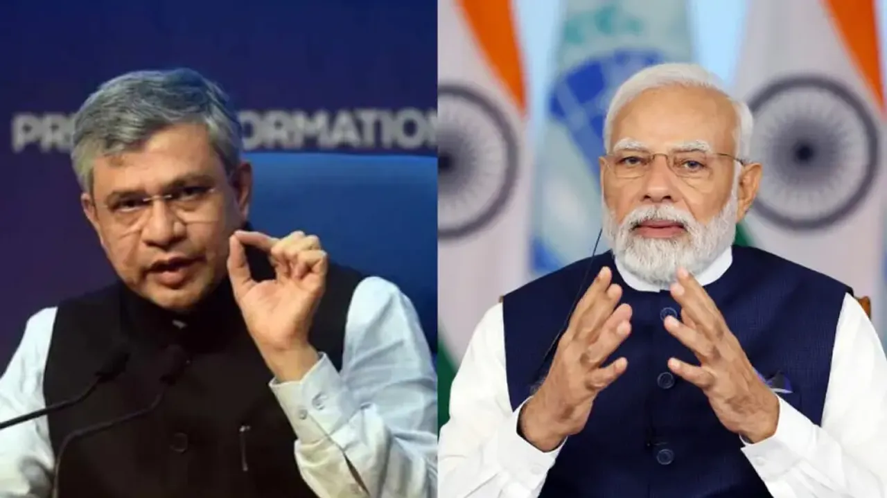  Union Minister Ashwini Vaishnaw & PM Modi