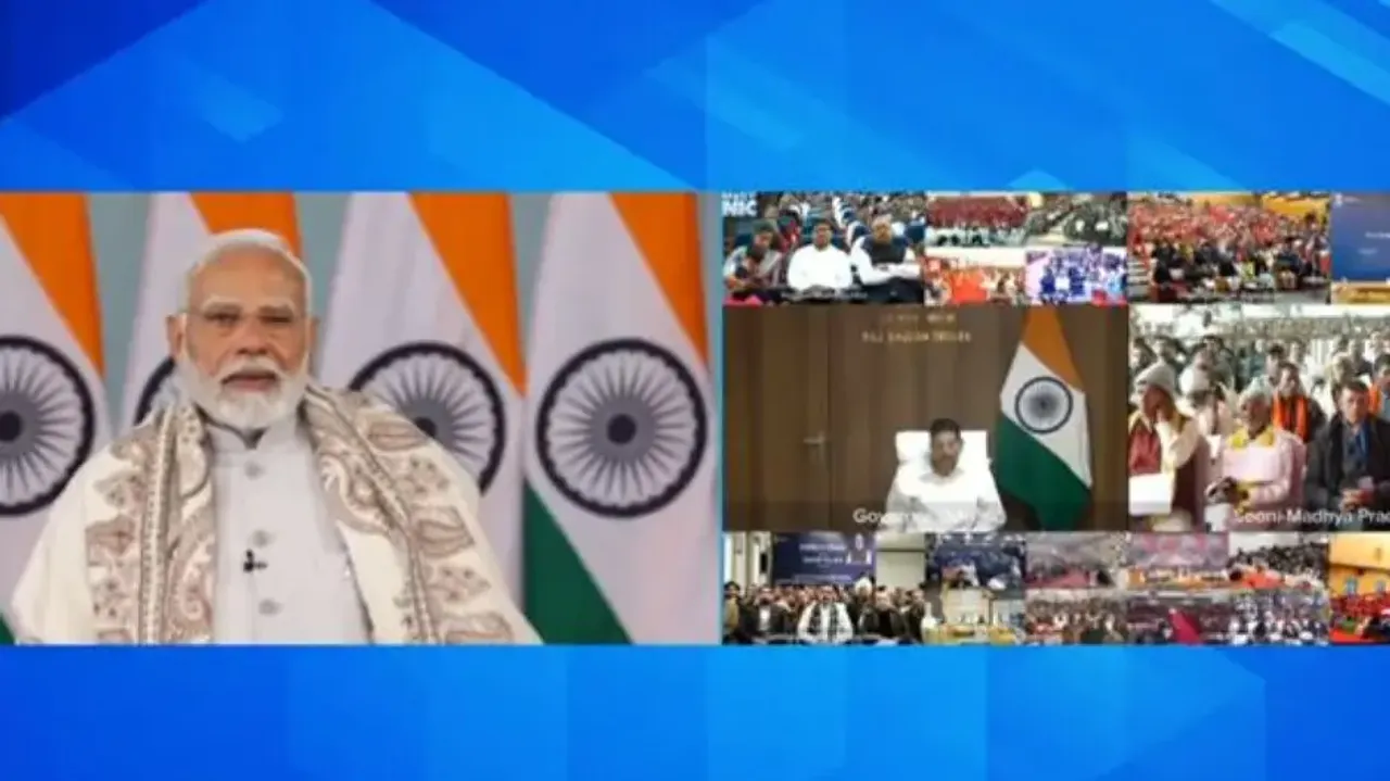 PM Modi distributes 65 lakh Svamitva property cards