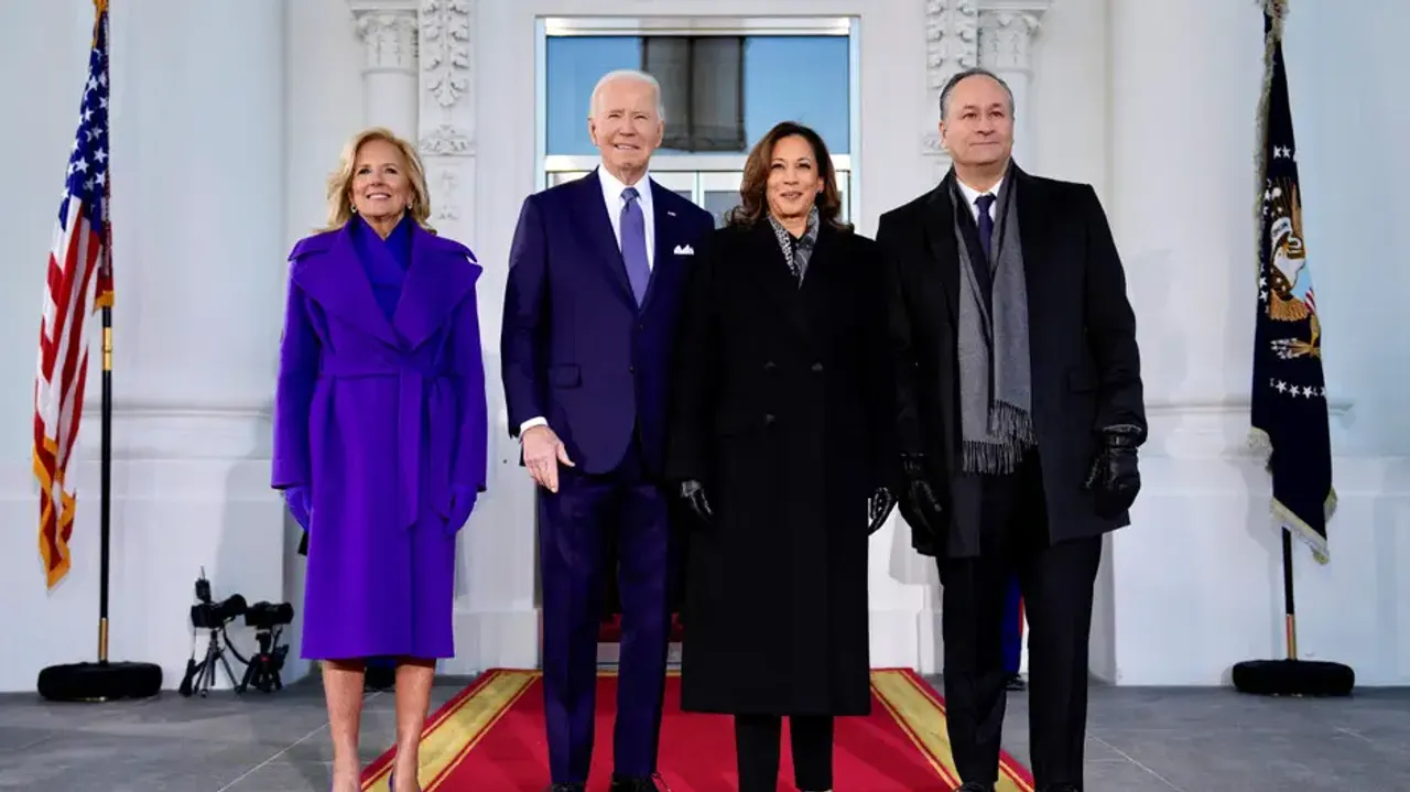 'Welcome home', Biden tells Trump at White House