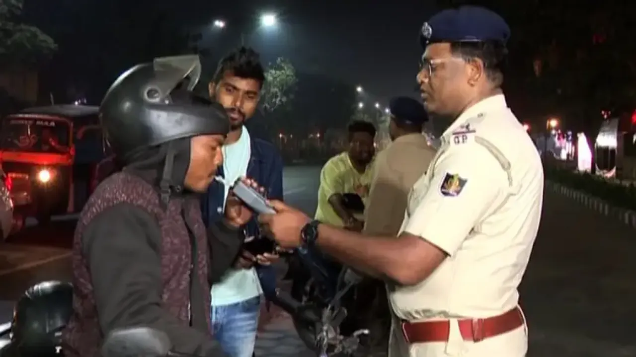 Commissionerate police conducts BAC test on riders