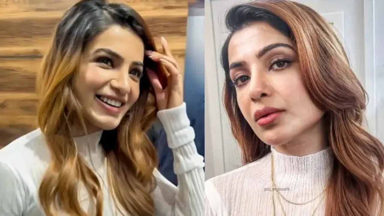 Samantha looks like an angel shining like ever before in stunning white outfit