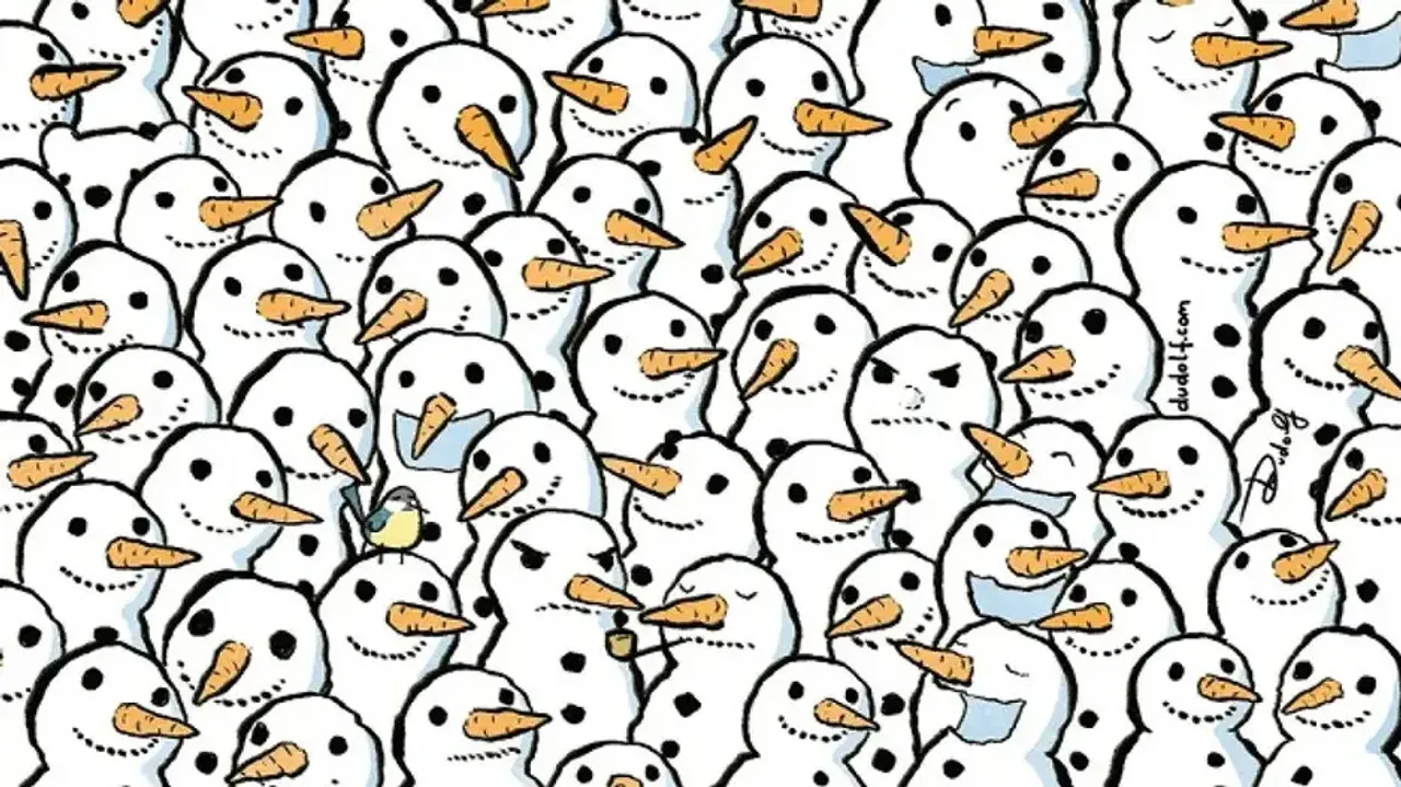 Only sharp-eyed people can spot the POLAR BEAR in this optical illusion in 8 secs!