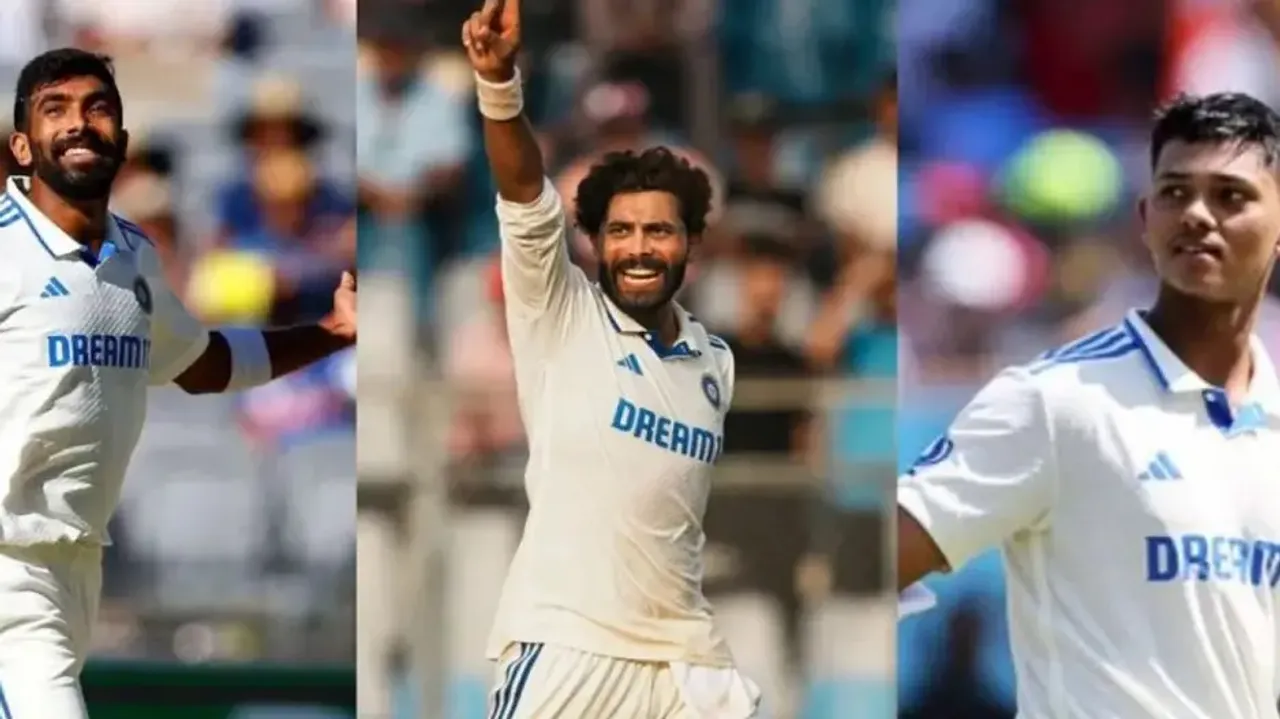 Jaiswal, Bumrah, Jadeja in ICC Test Team 2024 