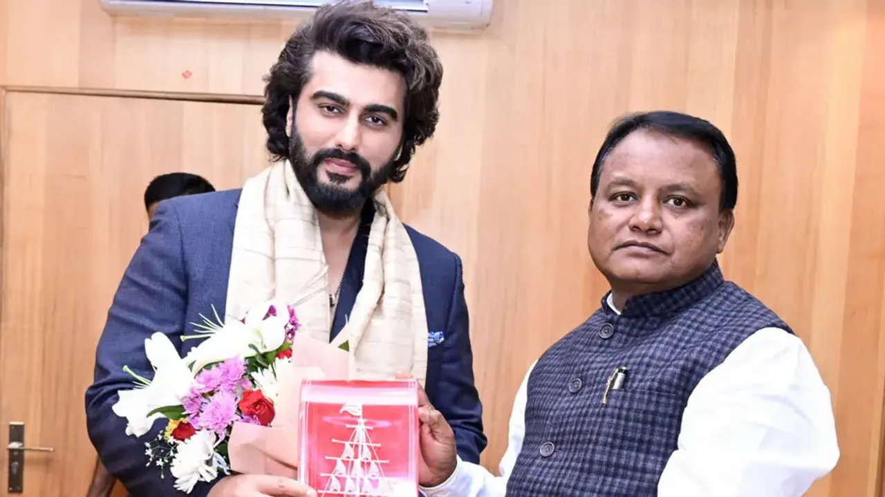 Bollywood actor Arjun Kapoor meets Chief Minister Mohan Majhi