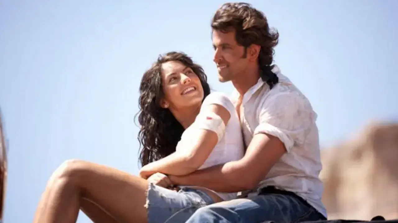 Barbara Mori With Hrithik Roshan in Kites