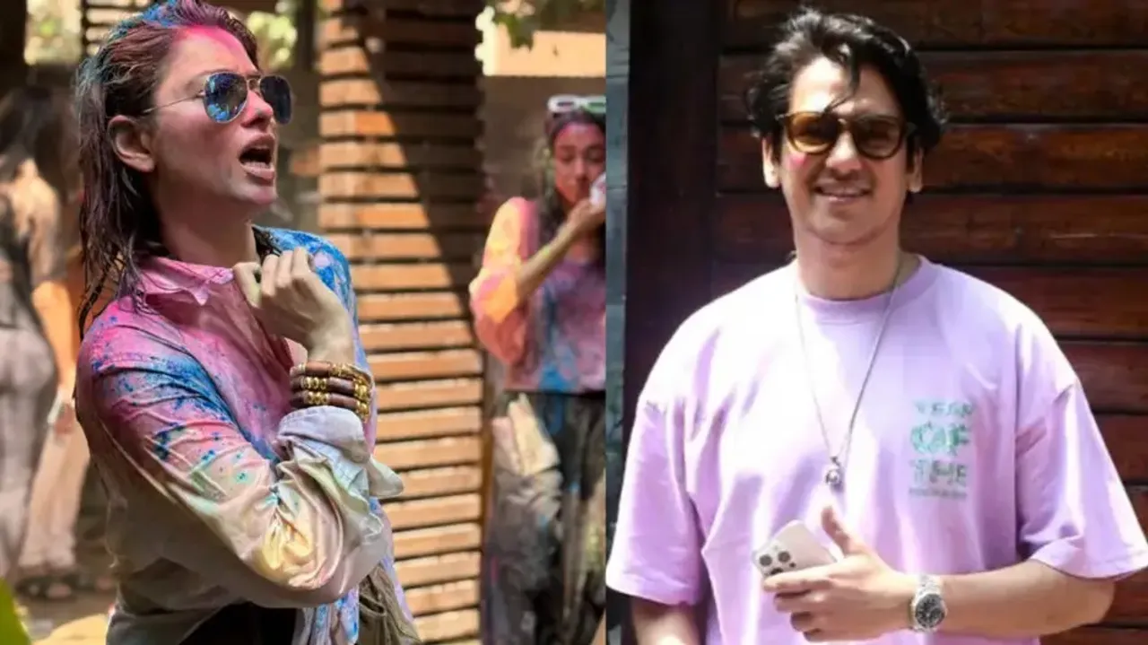 Tamannaah Bhatia Vijay Varma Attend Raveena Tandon Holi Bash