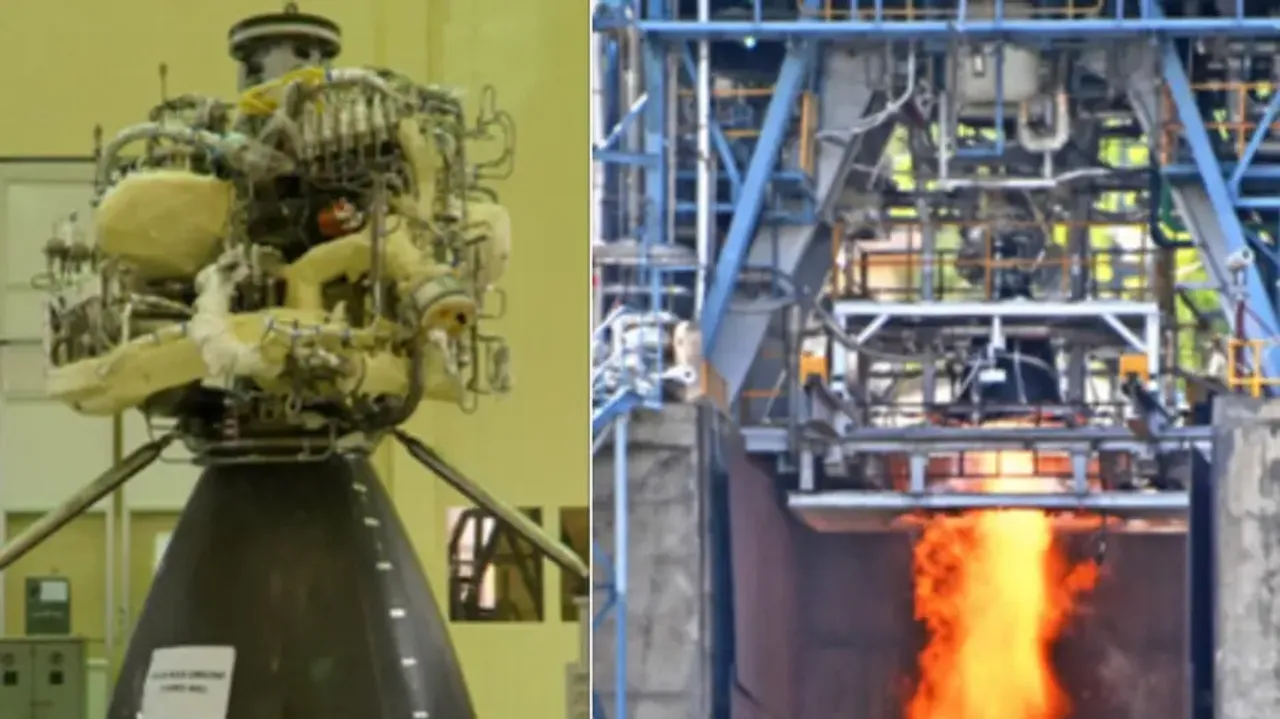 ISRO conducts flight acceptance hot test of Cryogenic Engine for LVM3-M6 Mission