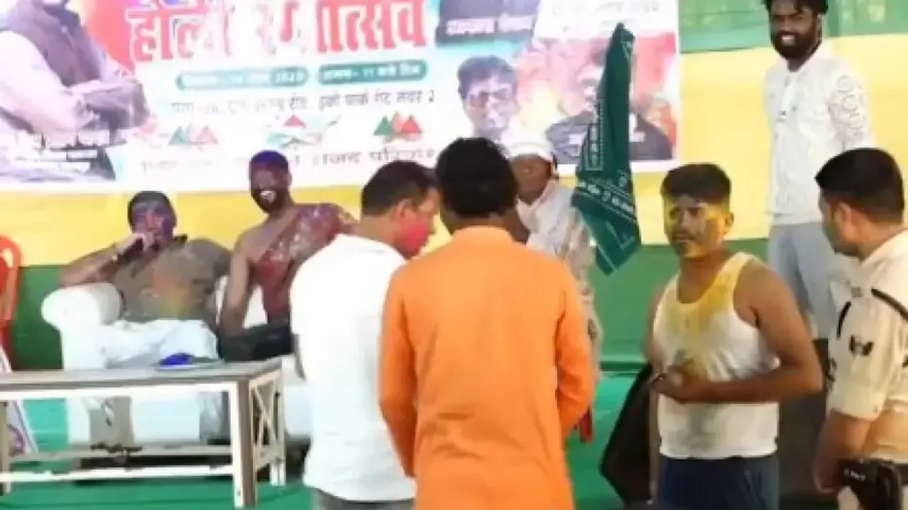Tej Pratap Yadav asks policeman to dance during Holi, sparks controversy