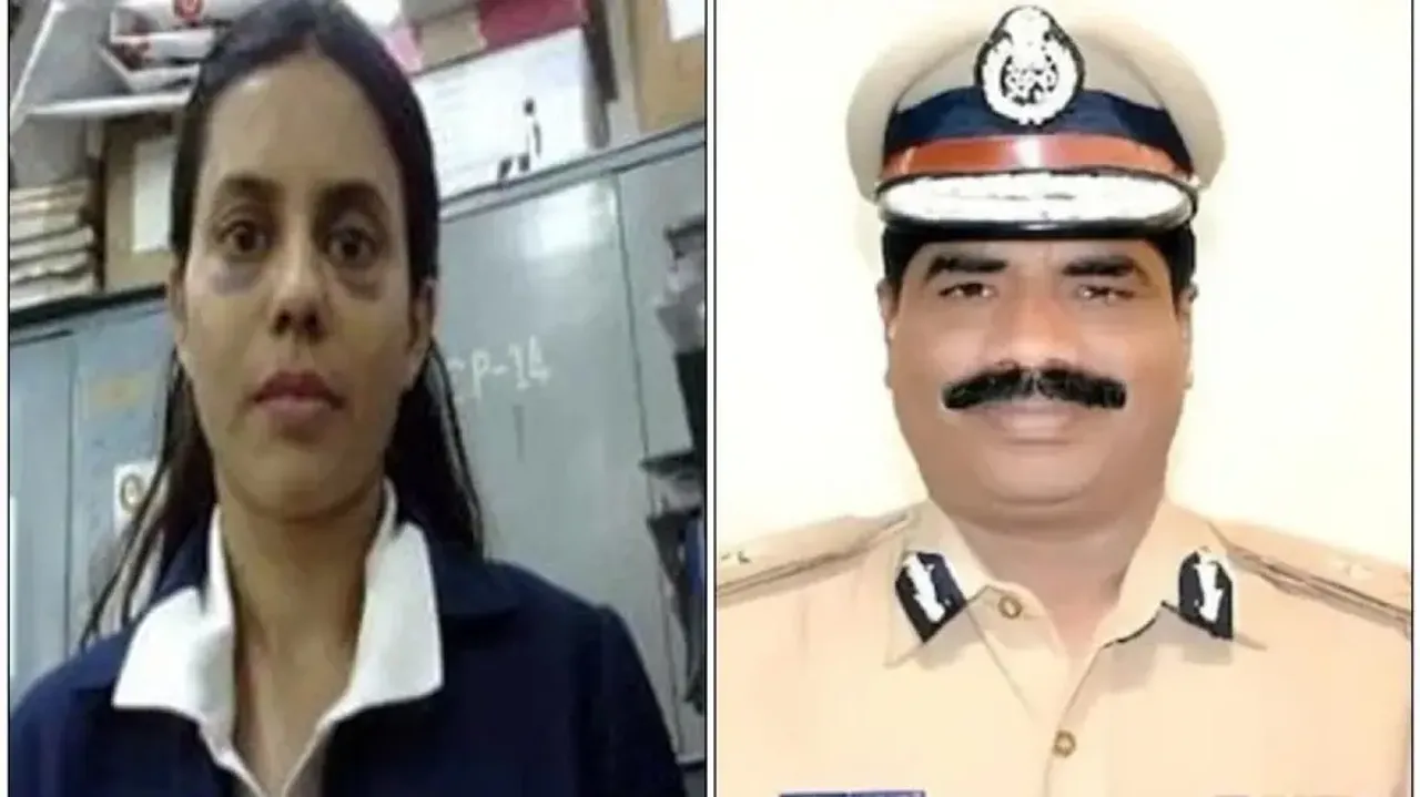 Actress Ranya Rao and stepfather DGP K Ramachandra Rao