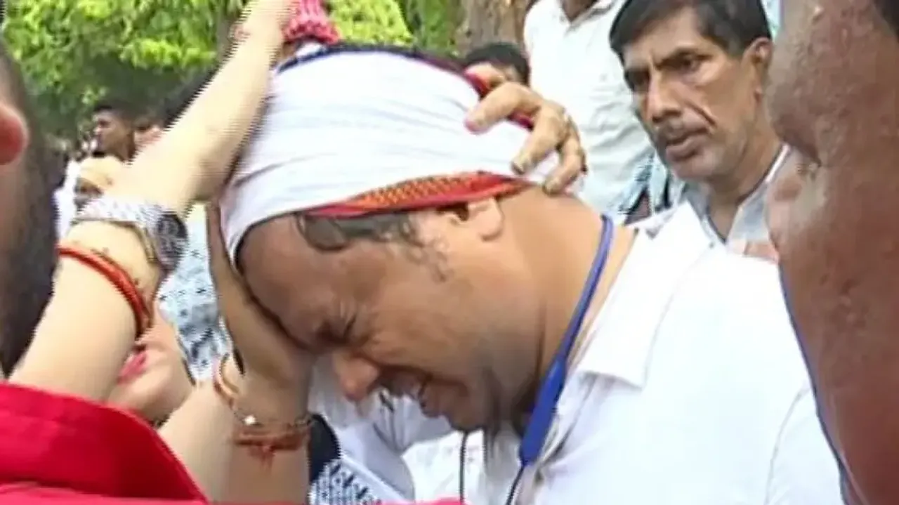 OTV journalist injured during violent protest by Congress in Bhubaneswar; CM inquires health conditi